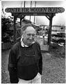 Image of Dick Wagner at the Center for Wooden Boats, Seattle, June 2, 1988
