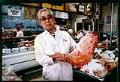 Image of Dick Yoshimura at Mutual Fish Company, Seattle, March 6, 1984