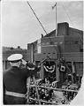 Image of Dedication ceremony at Naval Reserve Armory on Lake Union, Seattle, July 4, 1942
