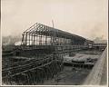 Image of Construction shed for battleship Nebraska, Moran Brothers shipyard, Seattle 1902