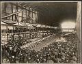 Image of Crowd at keel laying ceremony for the Nebraska at Moran Brothers shipyard, July 4, 1902