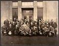 Image of Employees gathered for a sales meeting at Crescent Manufacturing Company, Seattle, 1928