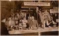 Image of Employees with a display of Mapleine and other Crescent Manufacturing Company products , Seattle, circa 1910