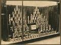 Image of Crescent Manufacturing Company baking powder window display, circa 1900