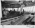 Image of Construction of Space Needle restaurant deck, December 18, 1961