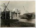 Image of Fremont Bridge under construction, Seattle, November 16, 1916