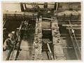 Image of Base of University Bridge pier under construction, Seattle, December 10, 1917