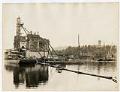 Image of University Bridge piers under construction, Seattle, July 24, 1918