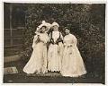 Image of Three women in costume at Founders' Day Ball, Seattle, 1914