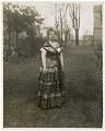 Image of Mrs. Winfield Smith in costume at Founders' Day Ball, Seattle, November 1916