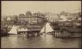 Image of Seattle waterfront at Columbia and Madison, circa 1885