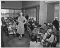 Image of Lunchtime modeling at the Bon Marché Northgate Mall store, Seattle, circa 1951