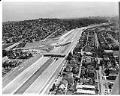 Image of Aerial view of I-5 and 520 construction, Seattle, August 1, 1963