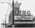 Image of KING TV marquee promoting Richfield Success Story featuring Currin-Greene Shoe Company, 1959