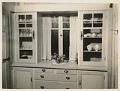 Image of Handmade china cabinet at Renfro residence, Beaux Arts Village, circa 1910
