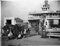 Image of Passengers boarding the Leschi ferry, Seattle, circa 1920