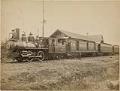 Image of Seattle, Lake Shore & Eastern Railway train at Issaquah depot, circa 1890