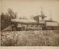 Image of Seattle, Lake Shore & Eastern locomotive S.V. White at Interbay yard, circa 1890
