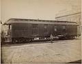 Image of Seattle, Lake Shore & Eastern baggage car, Seattle, circa 1890