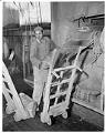 Image of Dallas Graham, cement packer at Pacific Coast Cement Company, Seattle, circa 1953