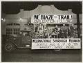 Image of Sourdoughs posing on truck at reunion, Seattle, August 1935