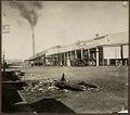 Image of Yesler Way and Yesler's Mill, Seattle, 1873