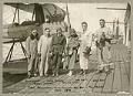 Image of First paying passengers of Boeing Commercial Air Service posing at Lake Union, Seattle, May 2, 1919