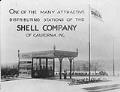 Image of Shell Company gas station, Seattle, 1915