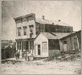 Image of Intelligencer building at 1st and Cherry, circa 1876