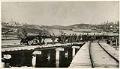 Image of Arrival of the first log shipment via the Columbia & Puget Sound Railroad, Seattle, 1880