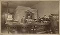 Image of Men inside Dexter Horton Bank, Seattle, 1882
