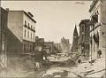 Image of Regrading on Third Avenue near Spring Street, Seattle, 1906