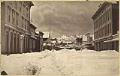 Image of Commercial Street in snow, Seattle, January 10, 1880