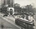 Image of Baseball fans on Yesler Way cable car, 1912