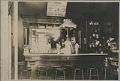 Image of Soda fountain at Weed's Pharmacy, circa 1910