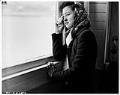Image of Mrs. Sumiko Furuta on ferry during forced removal, Bainbridge Island, March 30, 1942