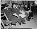 Image of Japanese Americans waiting to register for exclusion, Seattle, April 26, 1942