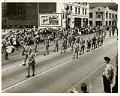Image of HDIR members marching through downtown, Seattle, circa 1941