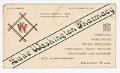 Image of Lake Washington Pharmacy business card, circa 1905