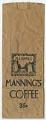 Image of Manning's coffee bag, circa 1935