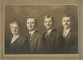 Image of Portrait of Irene, Thomas, George, and Warren French, Seattle, circa 1920