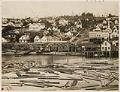 Image of Columbia St. from Yesler's wharf, Seattle, circa 1875