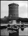 Image of Women visiting Volunteer Park Water Tower, circa 1925