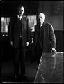 Image of Mayor Gill and Police Chief Warren posing together, Seattle, 1917