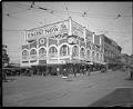 Image of Streetcar signal at First Avenue and Pike Streets, Seattle, circa 1918