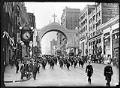 Image of Knights Templar parading on Second Avenue, Seattle, July 1925