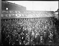 Image of General strike participants leaving shipyards, Seattle, February 1919