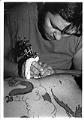 Image of Artist working on tattoo, Seattle, September 23, 1983