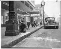 Image of City workers installing parking meters, Seattle, November 1941