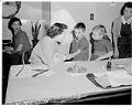 Image of Child receiving tuberculosis test, Seattle, December 2, 1957